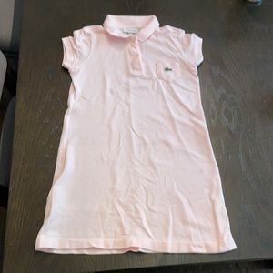 Lacoste Girls polo-style dress, size 8